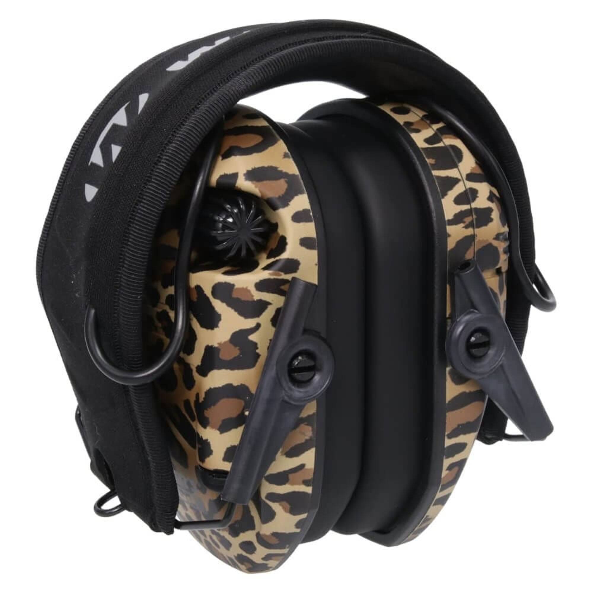 Alt View 3. Walker’s - Walker's - Razor Slim Electronic Muff -  Leopard Print - Leopard Print.