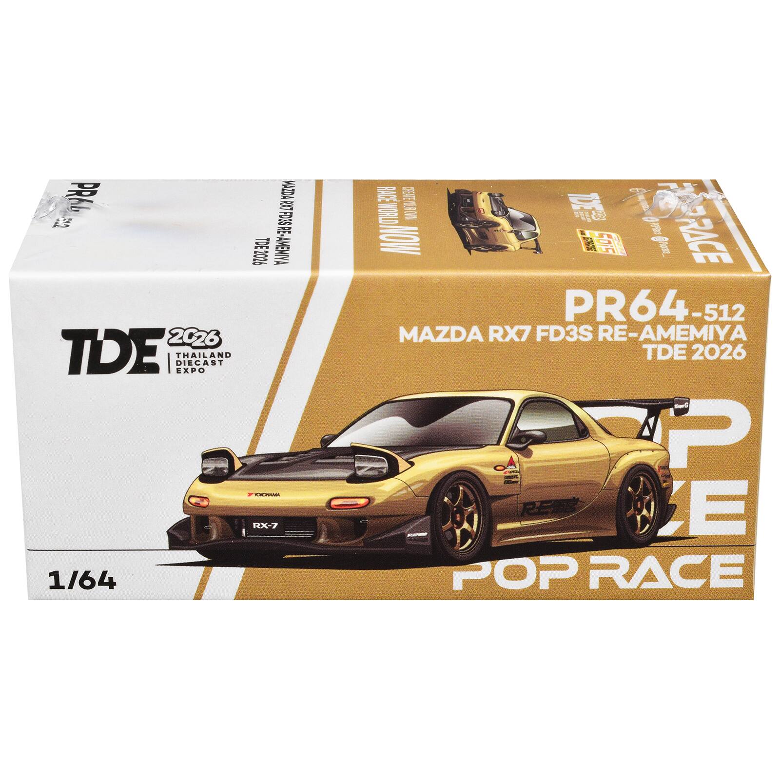 PR64 RX7 MAZDA 512 FD3S RE-AMEMIYA 2026 TDE THAILAND DIECAST EXPO KONONAMA RX-7 1/64

RACE CREATE TDE WORLD YOUR NAO 4 C POPRace NOW 3516665 SOIS Poprace_ RACE PR64-51 MAZDA RX7 FD3S RE-AMEMIYA TDE 2026 P Pizza RE E POP RACE