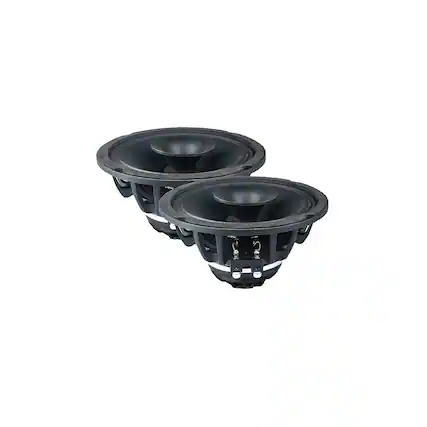 Front. Diamond Audio - Diamond Audio - MP84 MP Series 8" 2-Way Full-Range Coaxial Speaker w/1" Horn Tweeter (4Ω) - Black.