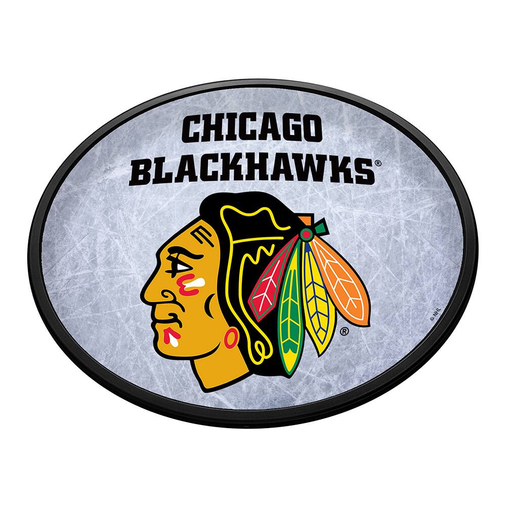 Chicago Blackhawks 18'' x 14'' Team Slimline Illuminated Wall Sign