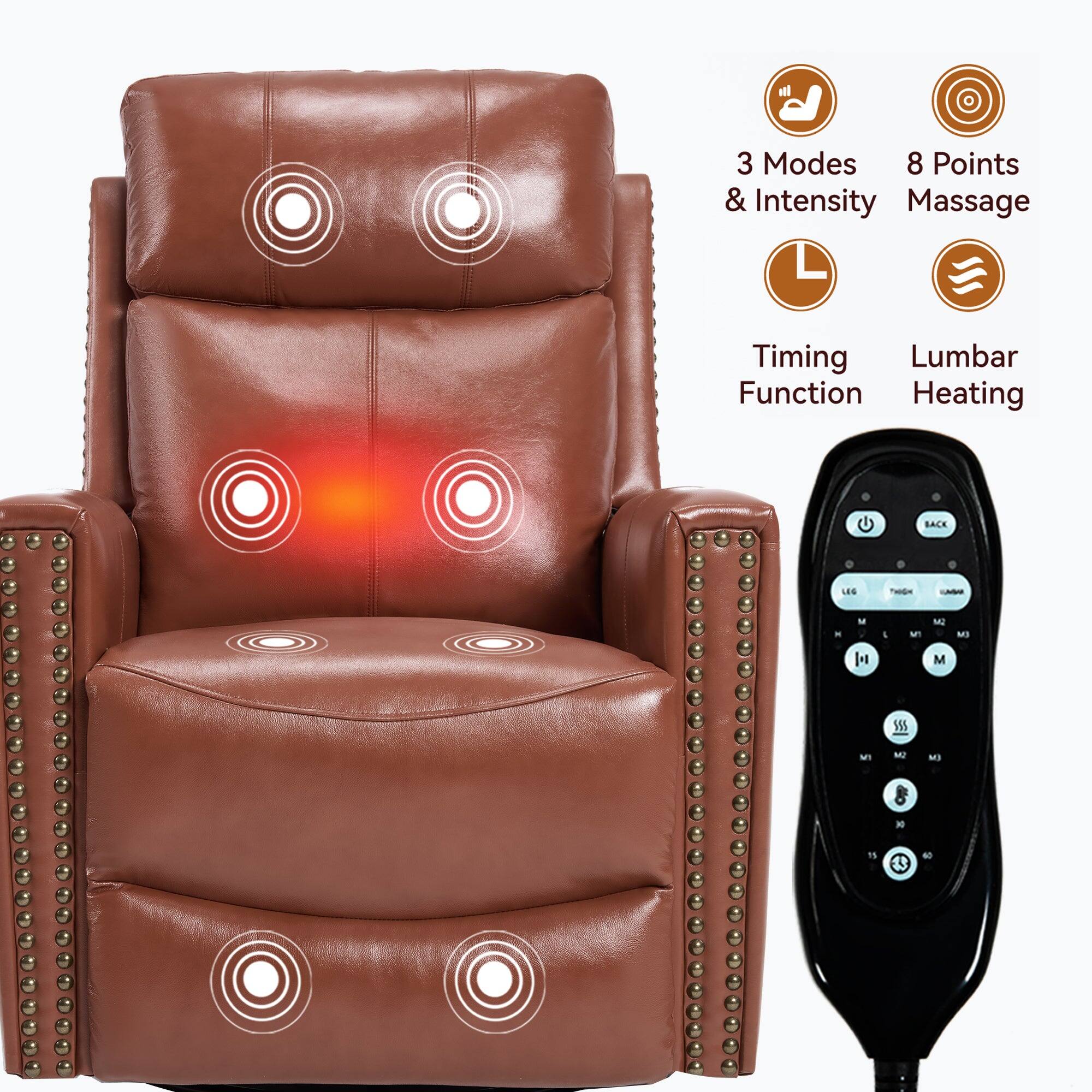 3 Modes & Intensity  
8 Points Massage  
Timing Function  
Lumbar Heating