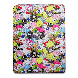 Surreal Entertainment - Sanrio Hello Kitty And Friends Fleece Throw Blanket | 54 x 72 Inches - Pink