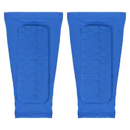 Unique Bargains - Soccer Shin Guards, Shin Pad with Hexagonal Pads for Football, L & 1 Pair - Blue