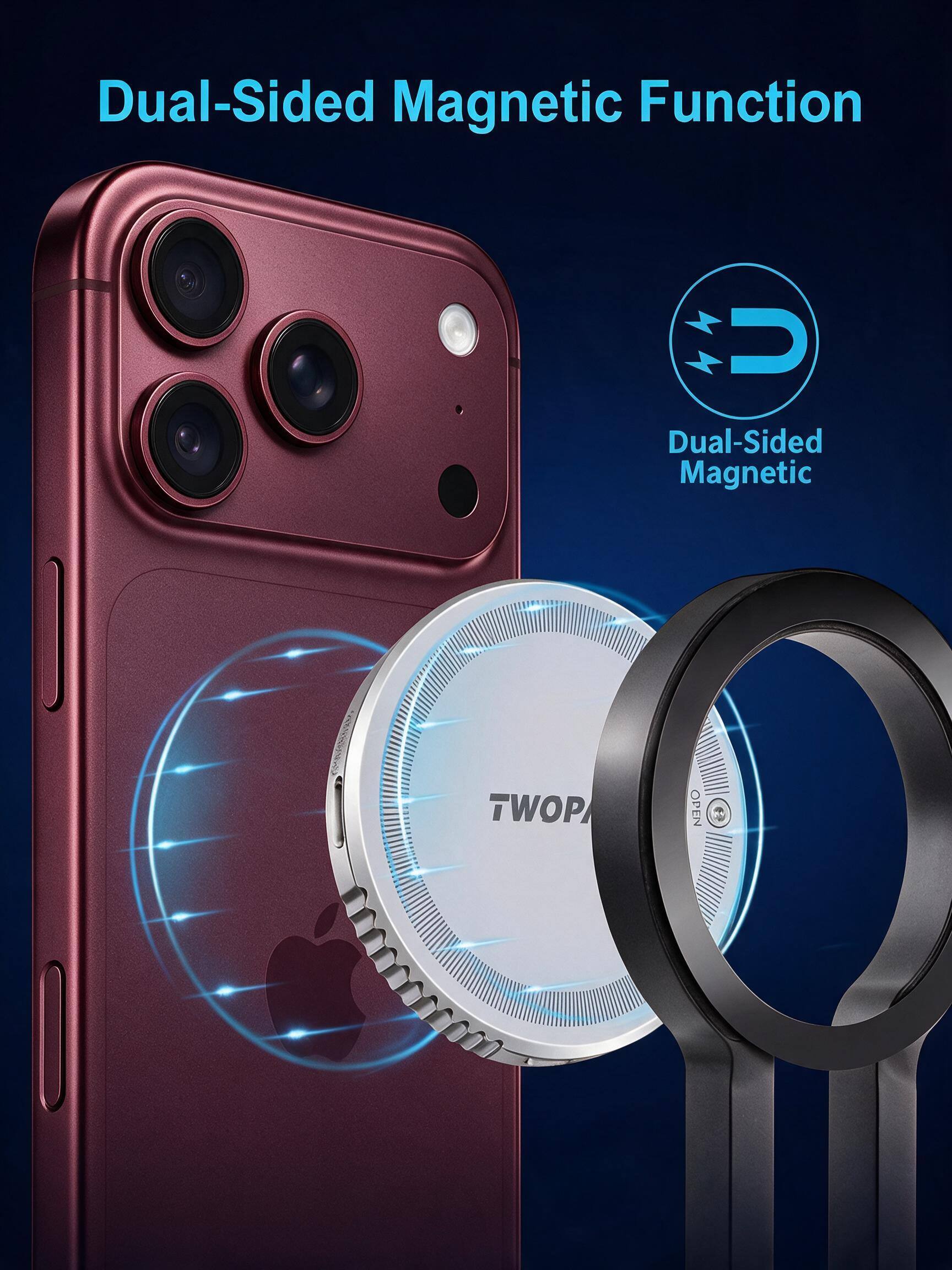 Dual-Sided Magnetic Function  
Dual-Sided Magnetic  
TWOP  
OPEN