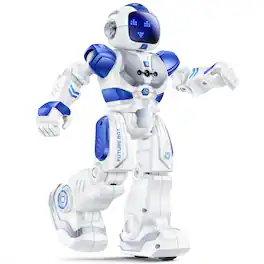 Ruko - 6088 Programmable Robot with Gesture Cotrol, Rechargeable Robots Toys for Boys and Girls, Gift for Kids 3–6 - Blue