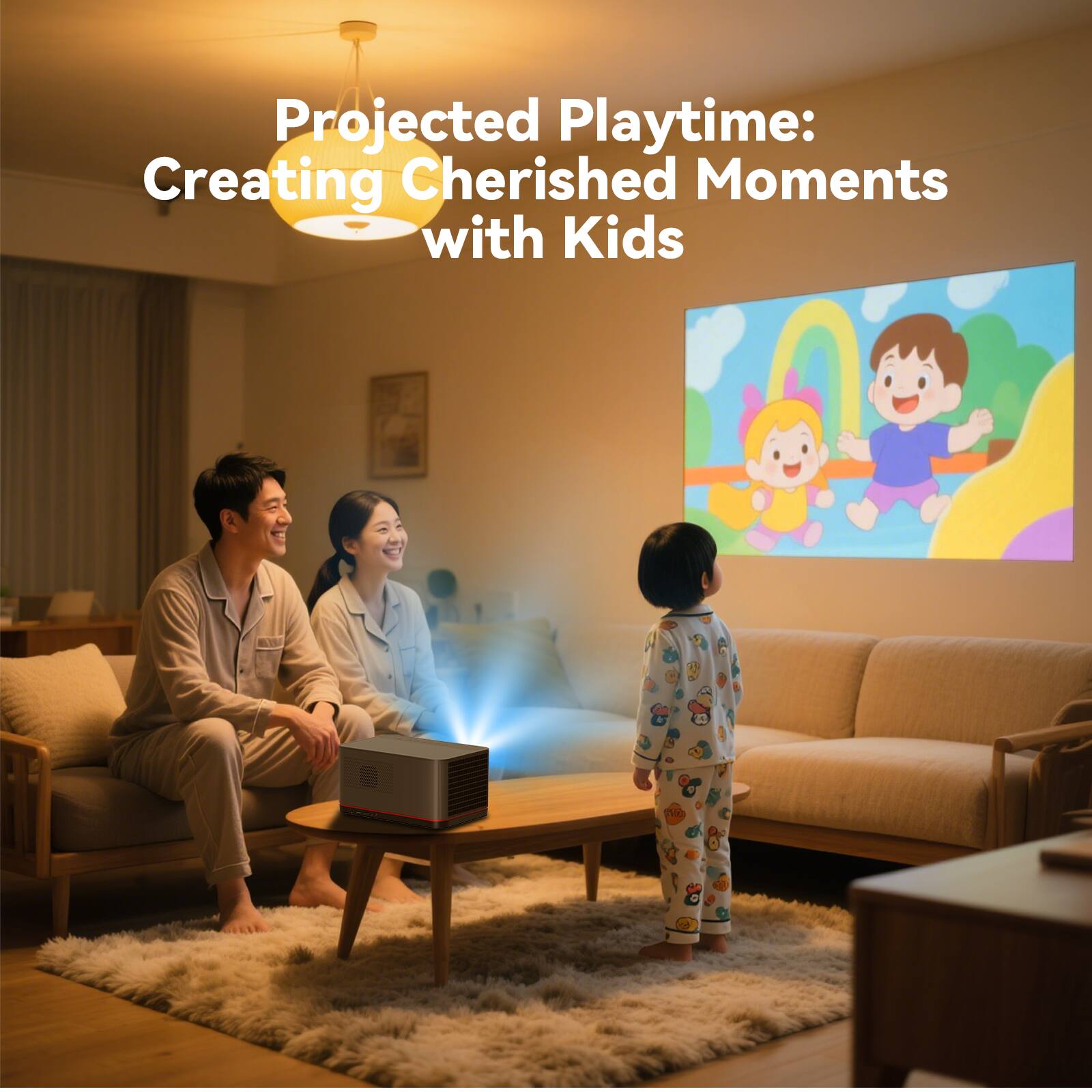 Projected Playtime: Creating Cherished Moments with Kids