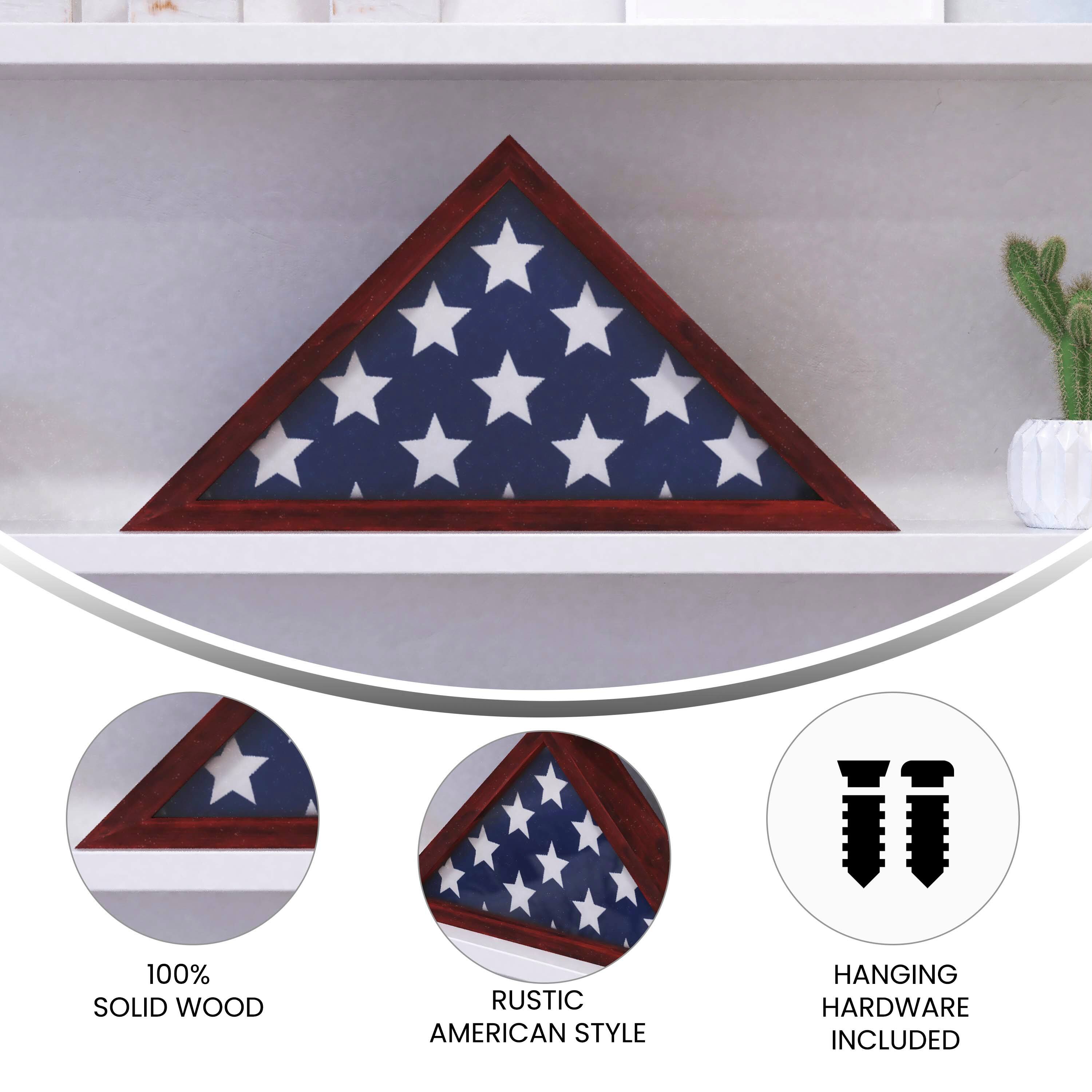 100% SOLID WOOD  
RUSTIC AMERICAN STYLE  
HANGING HARDWARE INCLUDED