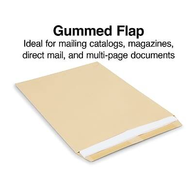 Gummed Flap  
Ideal for mailing catalogs, magazines, direct mail, and multi-page documents