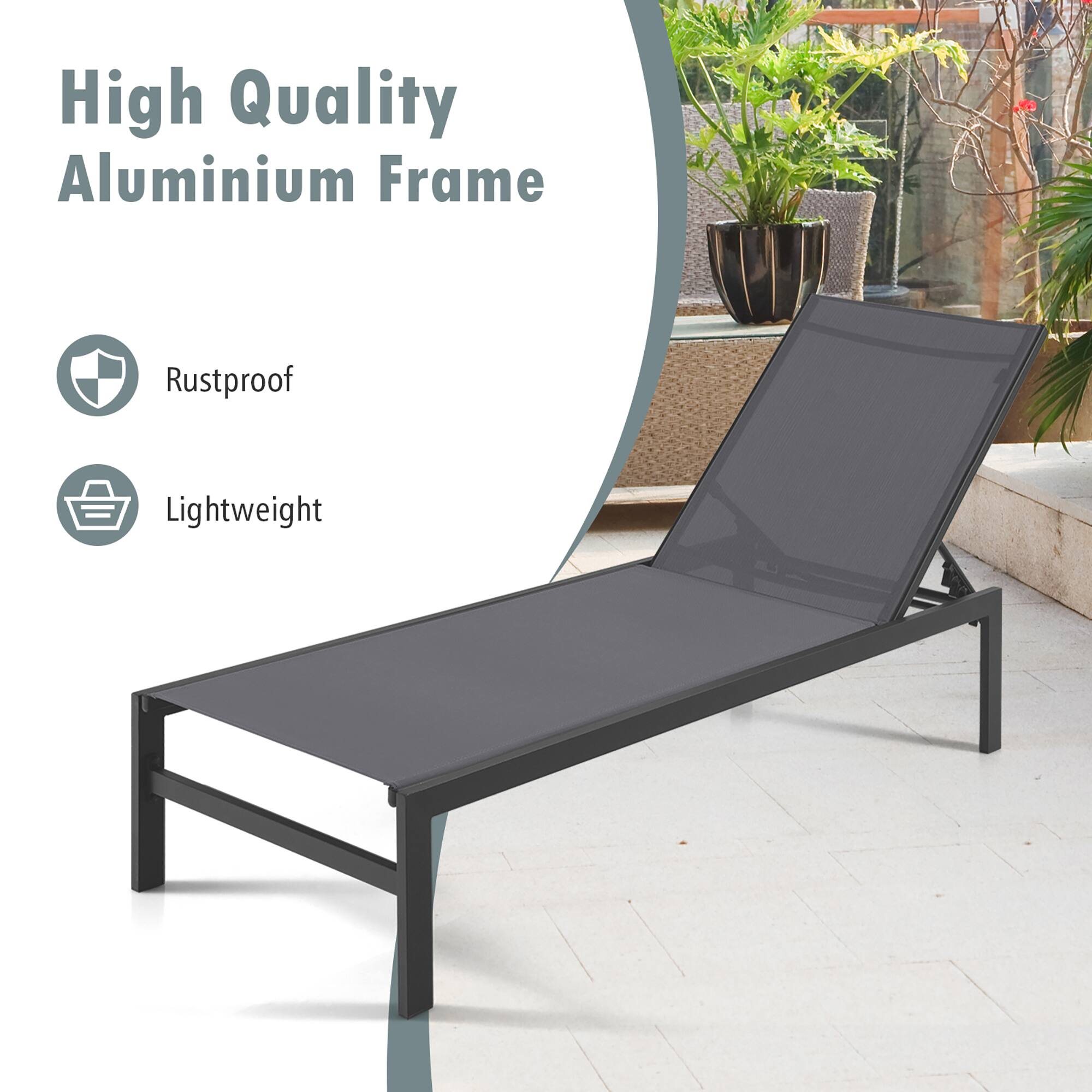 High Quality Aluminium Frame
Rustproof
Lightweight