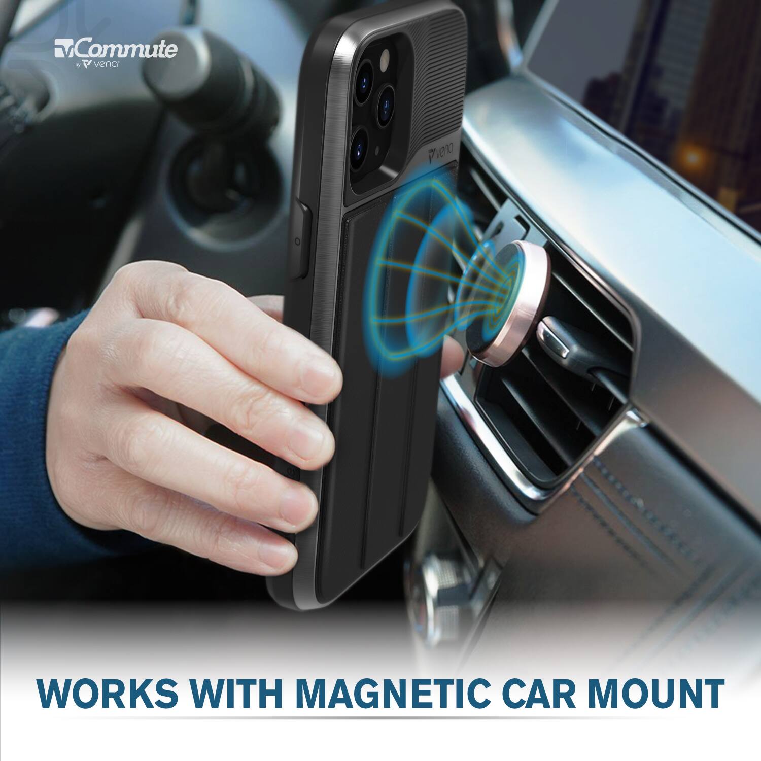 Commute by Vena - A Pheno WORKS WITH MAGNETIC CAR MOUNT