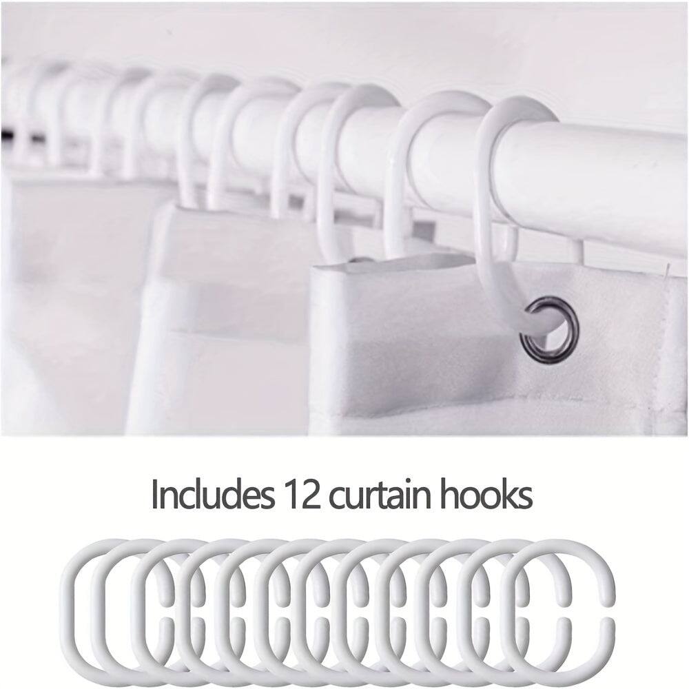 Includes 12 curtain hooks