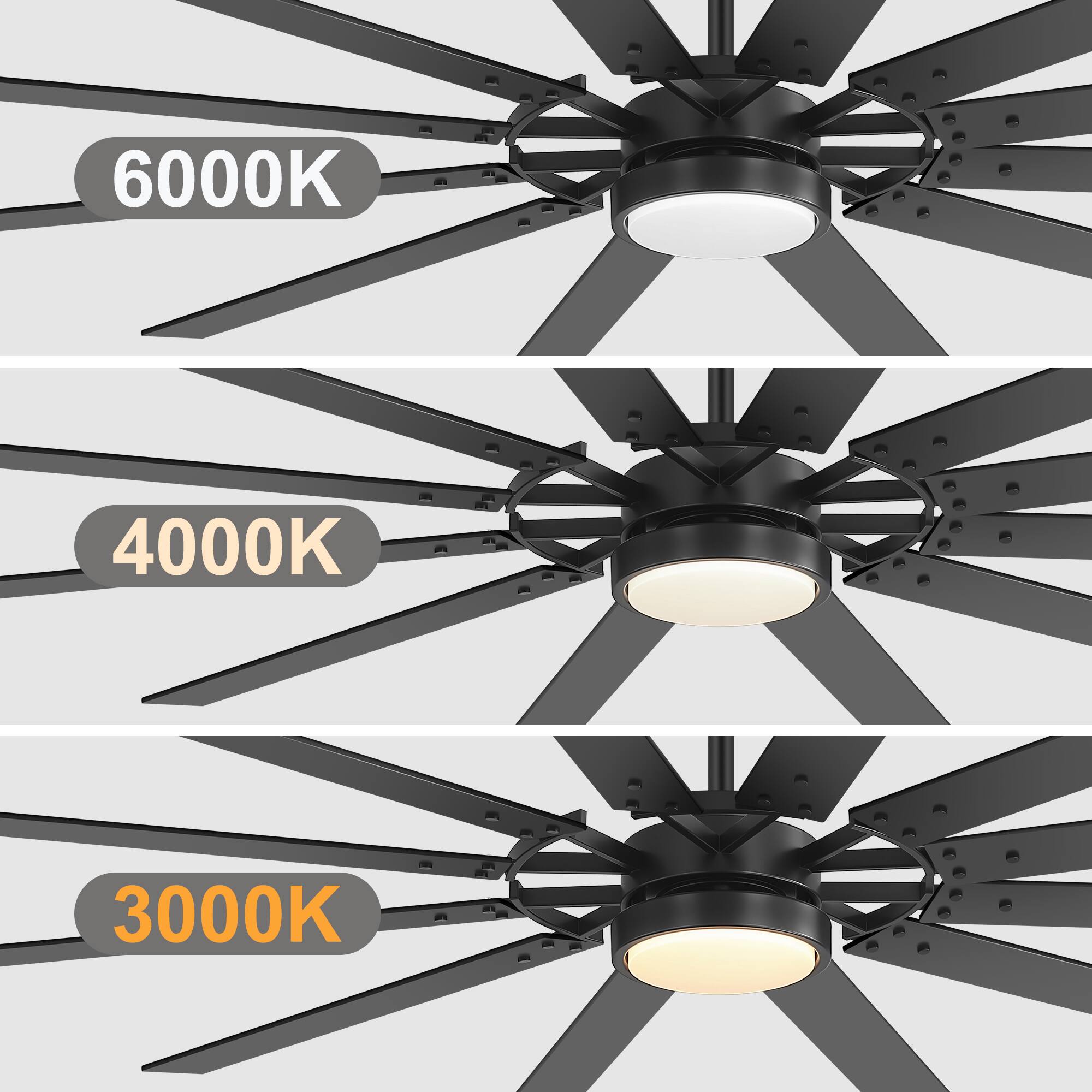 6000K  
4000K  
3000K