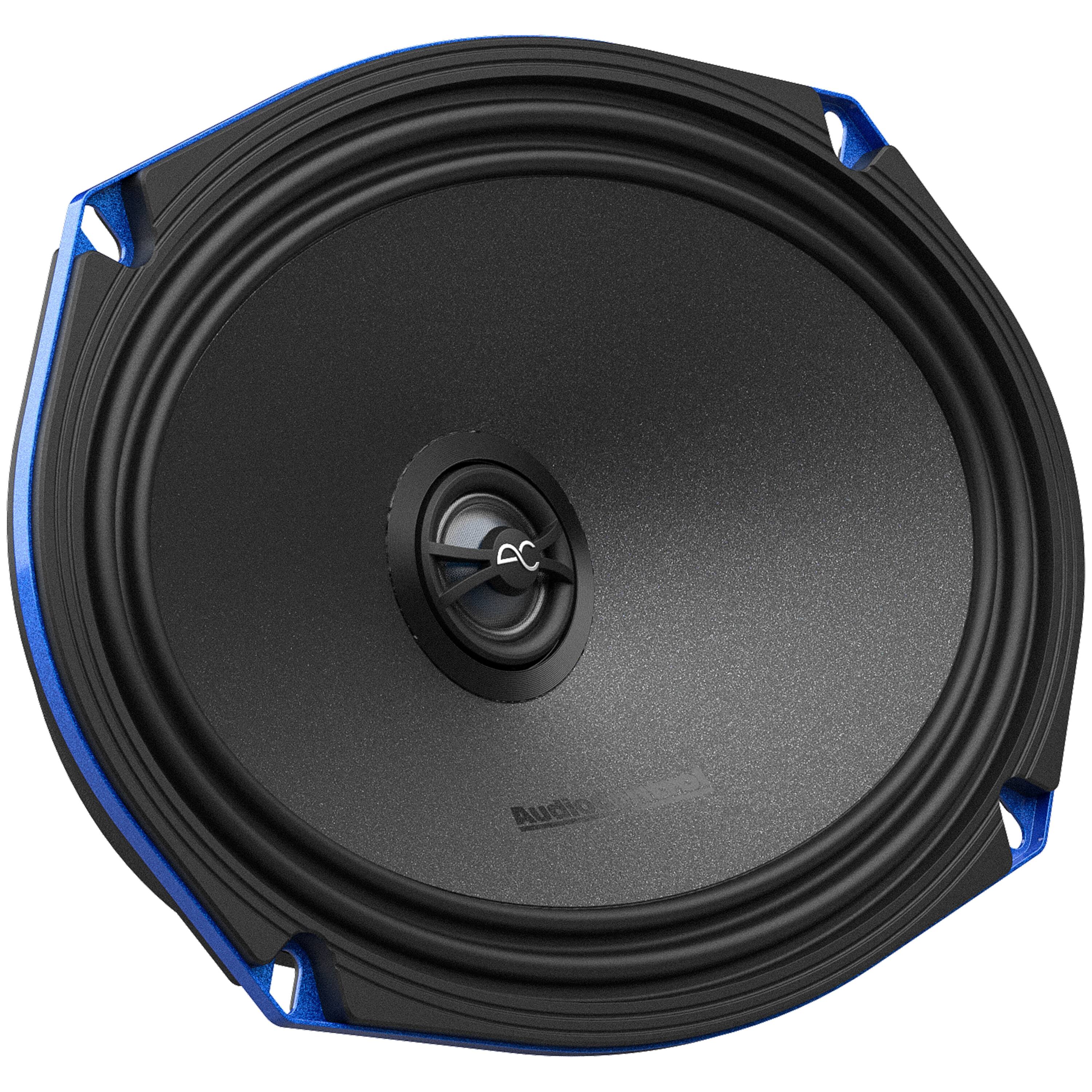 Alt View 13. AudioControl - PNW Series 6" x 9” High-Fidelity Coaxial Speakers (Pair) - Black/Blue.