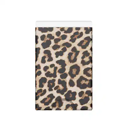 Front. Mybat Pro - MyBat Pro MagStash Signature MagSafe Wallet – Leopard Print - Brown.