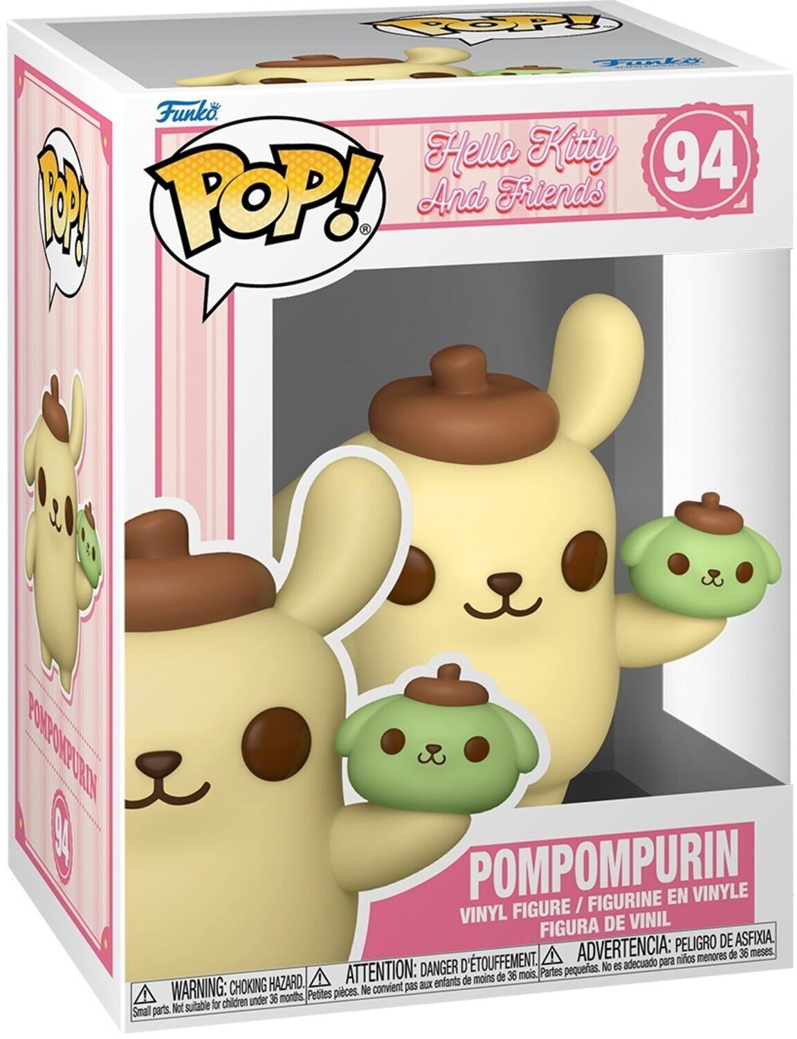 Funko Pop! Hello Kitty 94 M - Pompompurin Vinyl Figure / Figurine en Vinyle / Figura de Vinil

Advertencia: Peligro de asfixia. No es adecuado para niños menores de 36 meses.  
Attention: Danger d'étouffement. Ne convient pas aux enfants de moins de 36 mois.  
Warning: Choking hazard. Not suitable for children under 36 months.