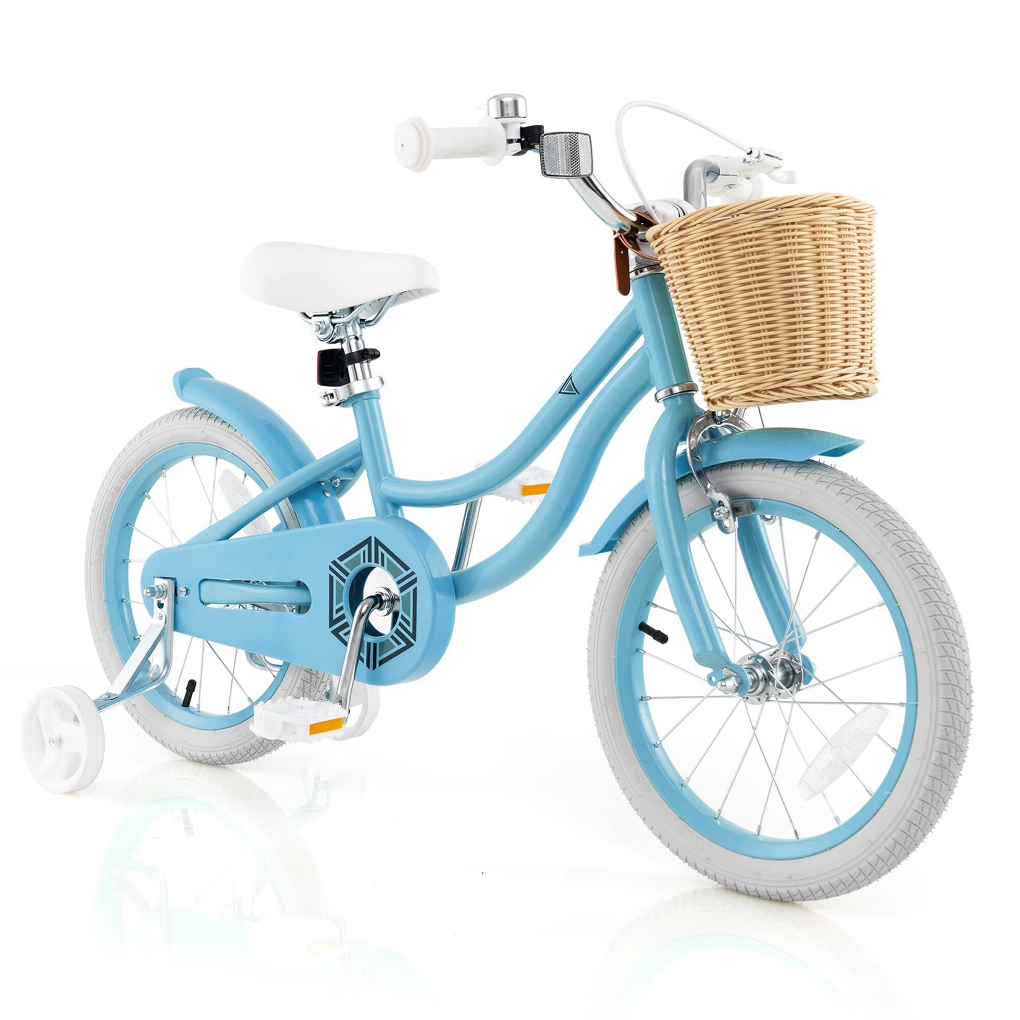 Alt View 1. Gymax - Gymax 16'' Retro Style Kids Bike Bicycle w/ Height Adjustable Handlebar & Seat Blue - Blue.