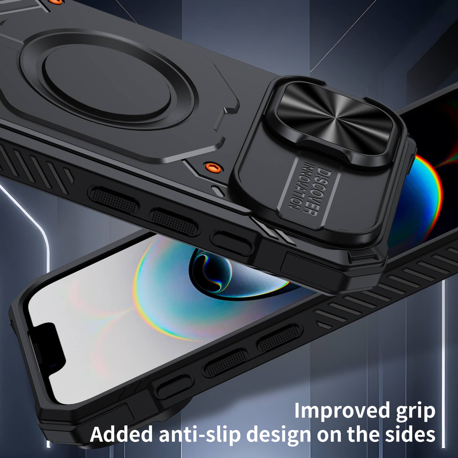 INNOVATION DISCOVER

Improved grip
Added anti-slip design on the sides