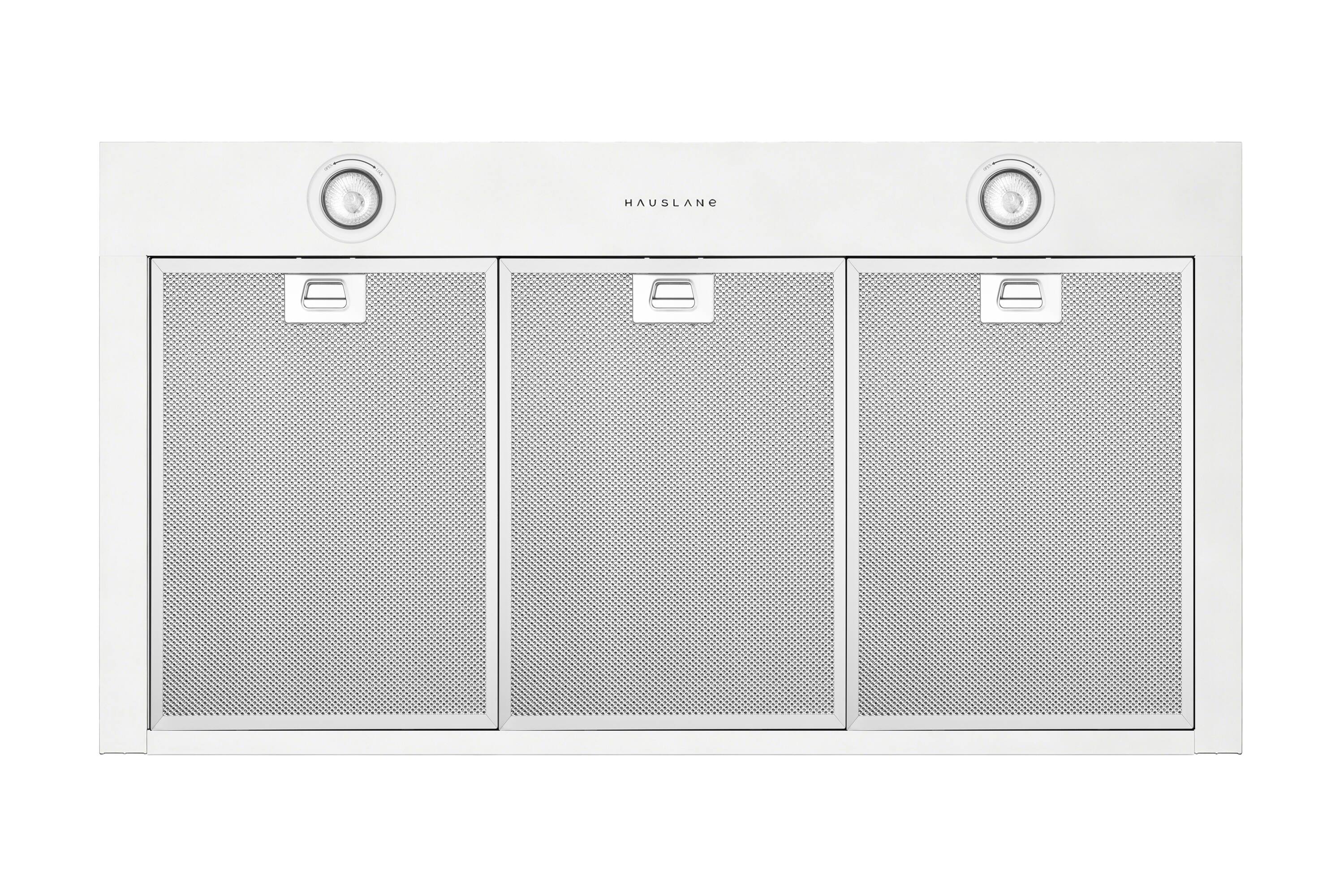 Alt View 4. Hauslane - Hauslane WM-530 36-in Convertible Matte White Wall-Mounted Range Hood (Charcoal Filters Included) - Matte White.