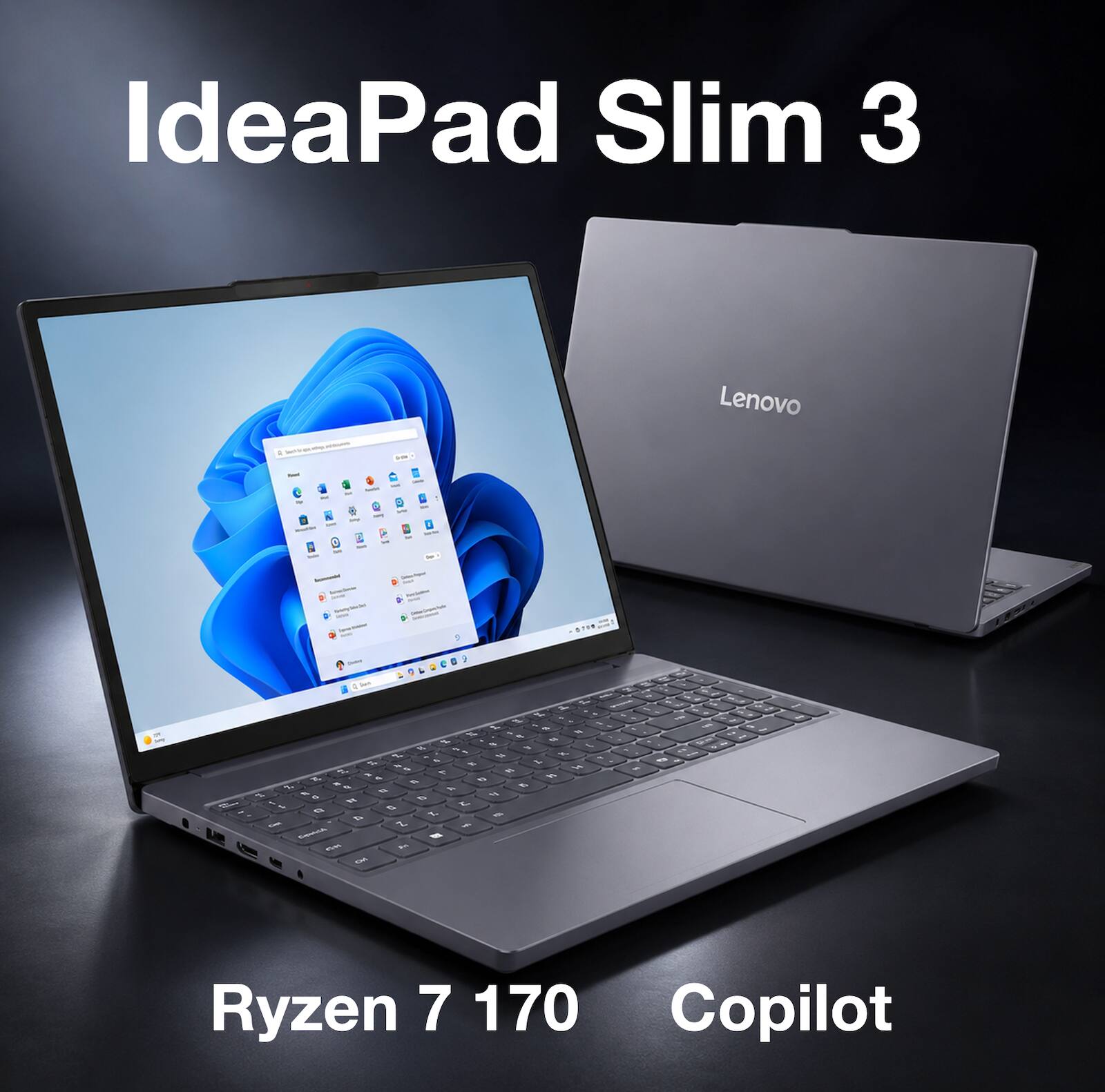 IdeaPad Slim 3 Lenovo  
Ryzen 7 170 Copilot