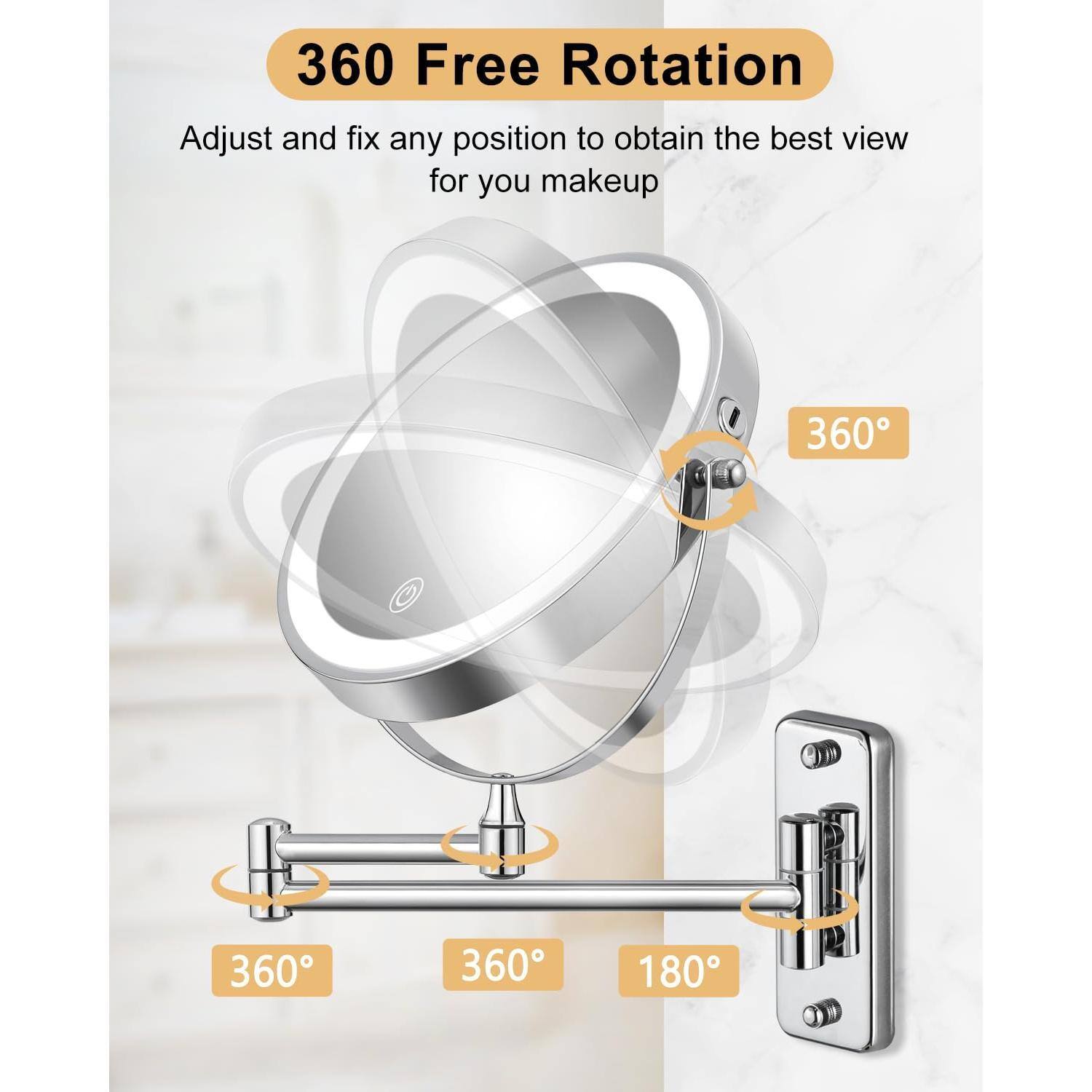 360 Free Rotation

Adjust and fix any position to obtain the best view for your makeup

360°
360°
360°
180°