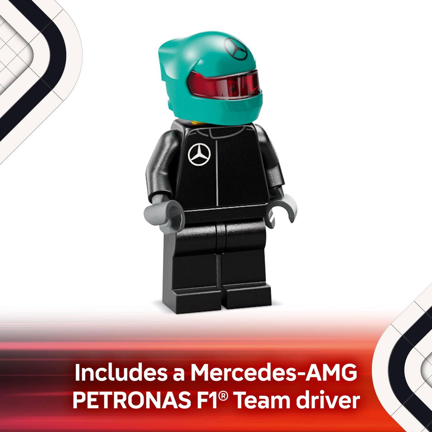 Includes a Mercedes-AMG Petronas F1 Team driver.
