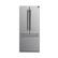 Front. Forno Appliances - 34 in. Wide Gallipoli 17.5 Cu. Ft. Freestanding French Door Refrigerator with High-Efficiency LED lighting - Stainless Steel.