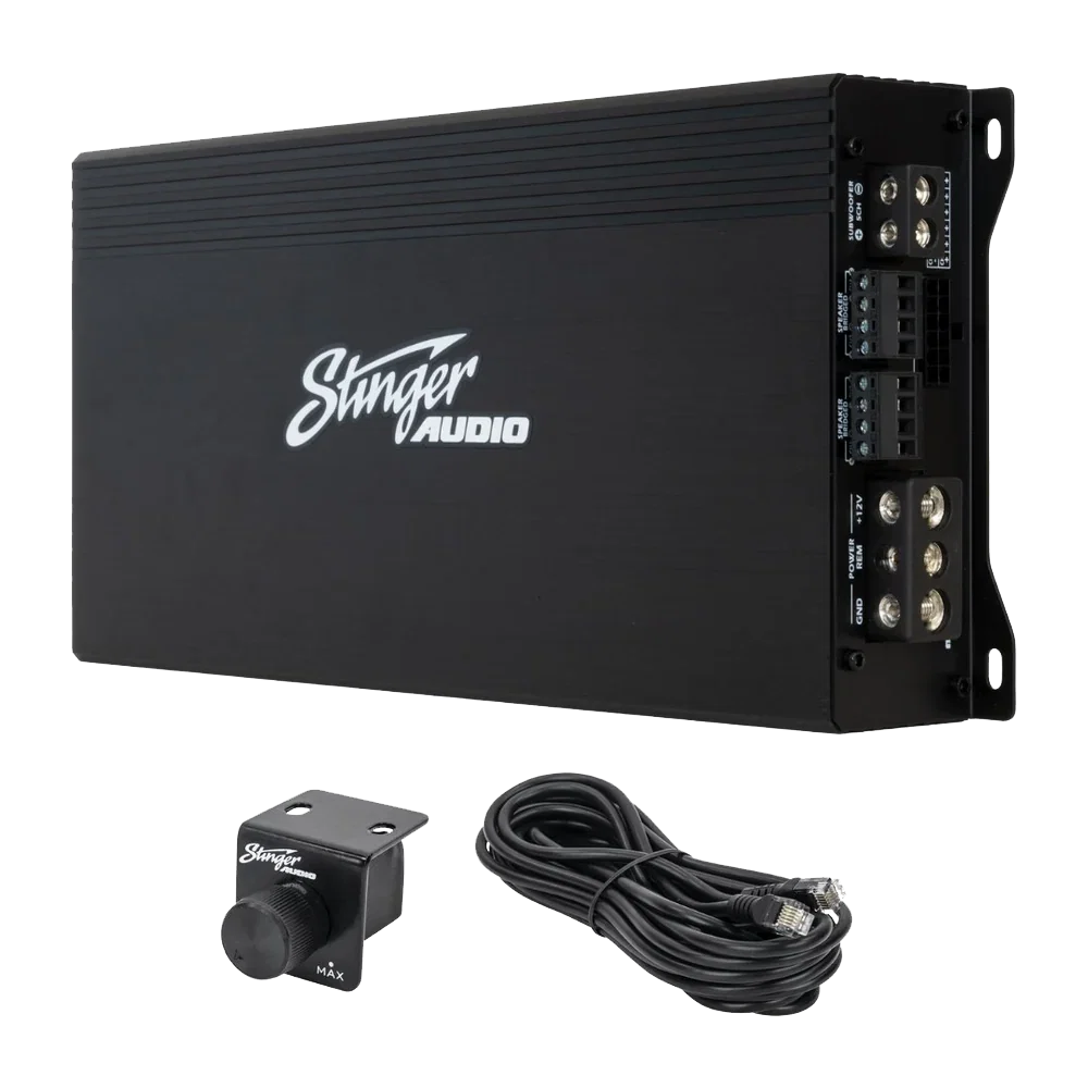 Stinger - 1200W Class D 5-Channel Car Amplifier with Bass Boost, Crossovers and Remote Control - Black price history on PriceWatchPro