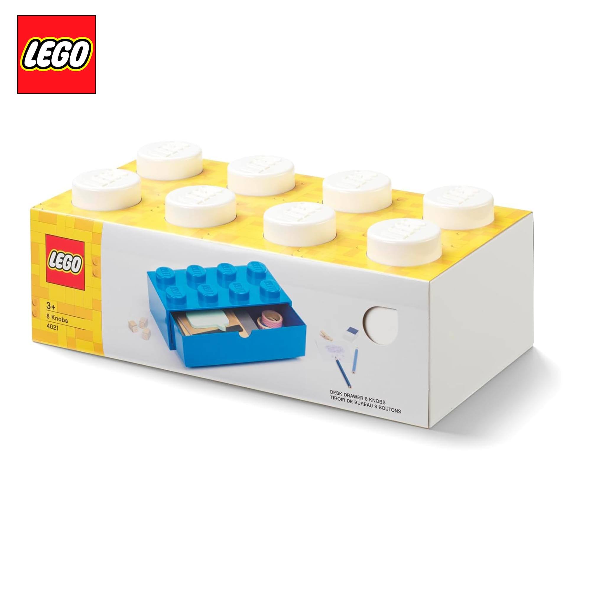 LEGO LEGO 3+ 8 Knobs 4021 A D E e DESK DRAWER 2 KNOBS THOR DE BUREAU & BOUTONS