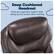 Deep Cushioned Headrest: Ergonomic Support When Sitting Up and Comfort When Reclining