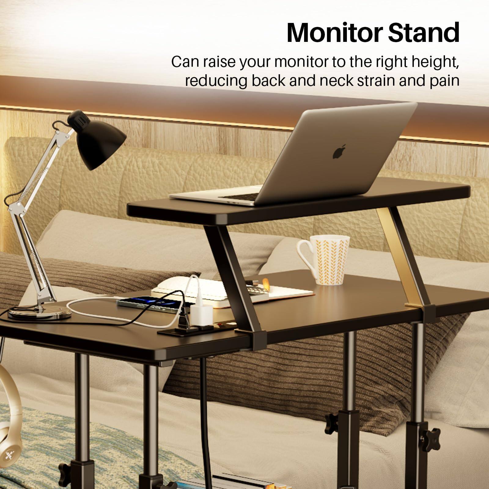 Monitor Stand

Can raise your monitor to the right height, reducing back and neck strain and pain