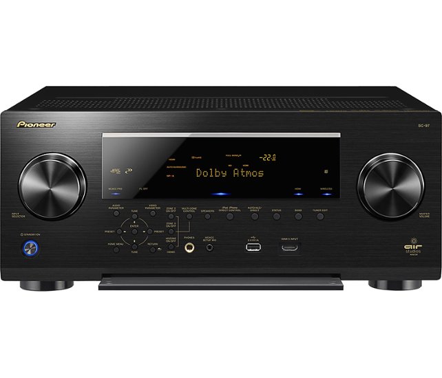 Pioneer Elite SC-97 810W 9.2-Channel Network-Ready 4K Ultra HD and 3D Pass-Through A/V Home Theater Receiver