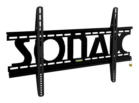 CorLiving - Fixed Wall Mount for 40" - 100" TVs - Black