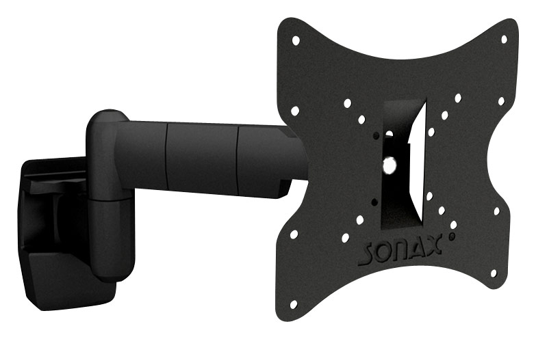  Sonax - Full-Motion TV Wall Mount for Most 10&quot; - 32&quot; Flat-Panel TVs - Extends 15&quot; - Black