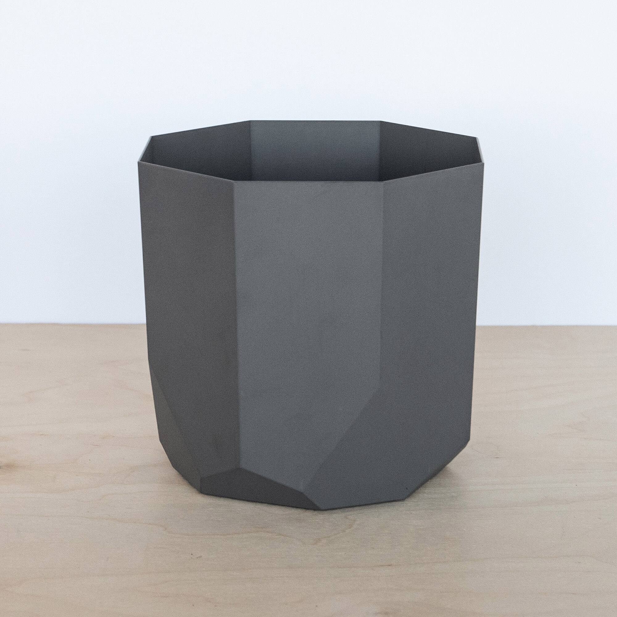 Alt View 5. Bloem - Charcoal 8" - Tuxton Pot Planter.