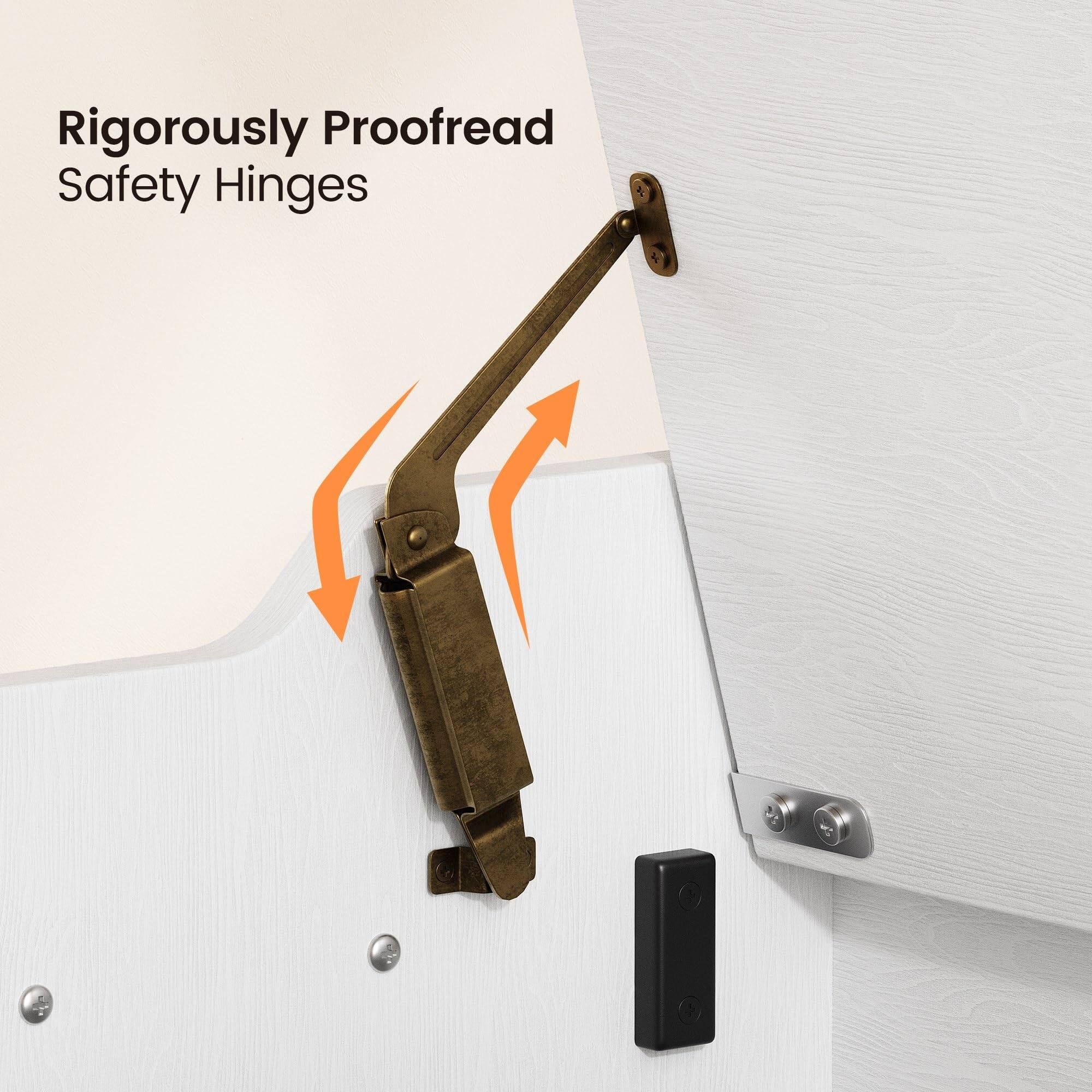 Rigorously Proofread Safety Hinges