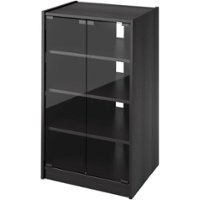 Sonax - TV Cabinet for Most Flat-Panel TVs - Ravenwood Black - Front_Zoom