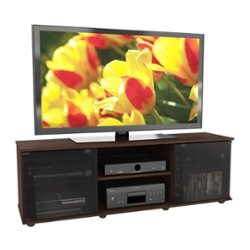 CorLiving - Fiji Maple Wooden TV Stand, for TVs up to 75" - Urban Maple - Front_Zoom
