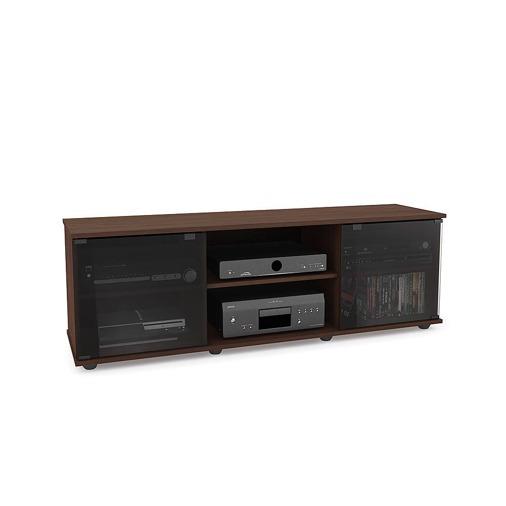 Alt View Zoom 24. CorLiving - Fiji Maple Wooden TV Stand, for TVs up to 75" - Urban Maple.
