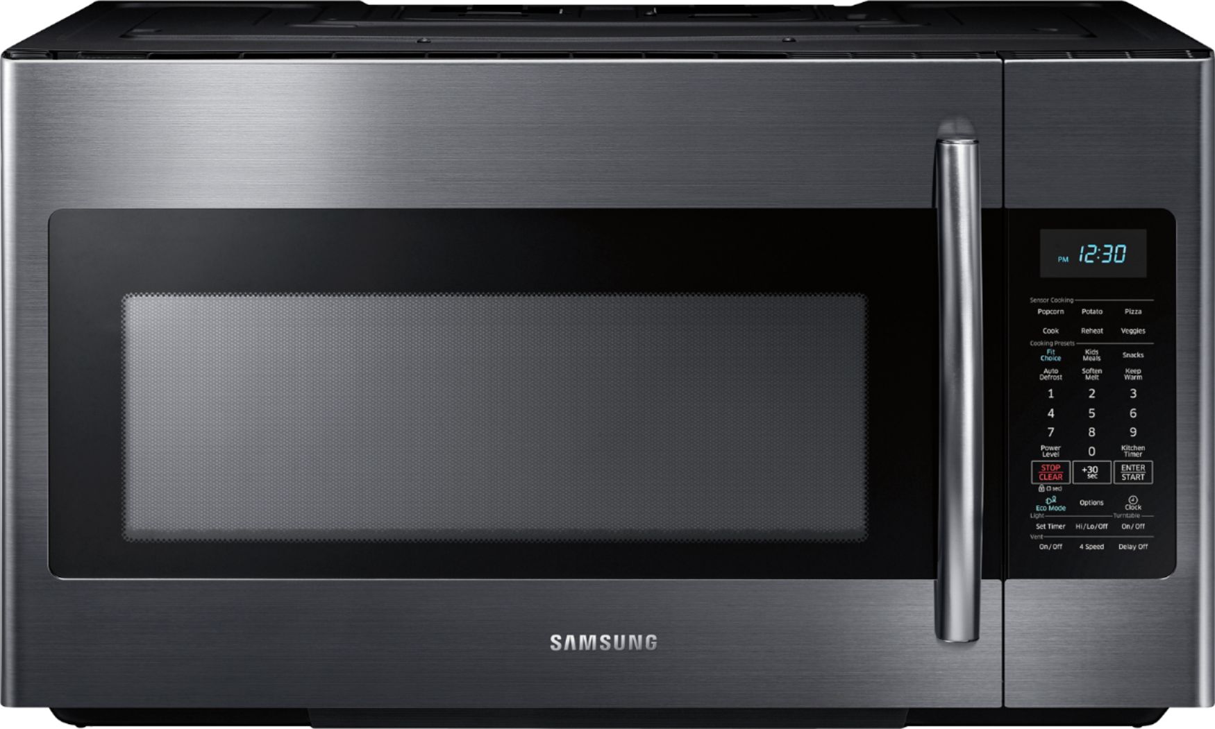 Samsung ME18H704SFG Over the Range  Microwave Black Stainless Steel 