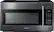 Front. Samsung - 1.8 Cu. Ft. Over-the-Range Fingerprint Resistant Microwave with Sensor Cooking.