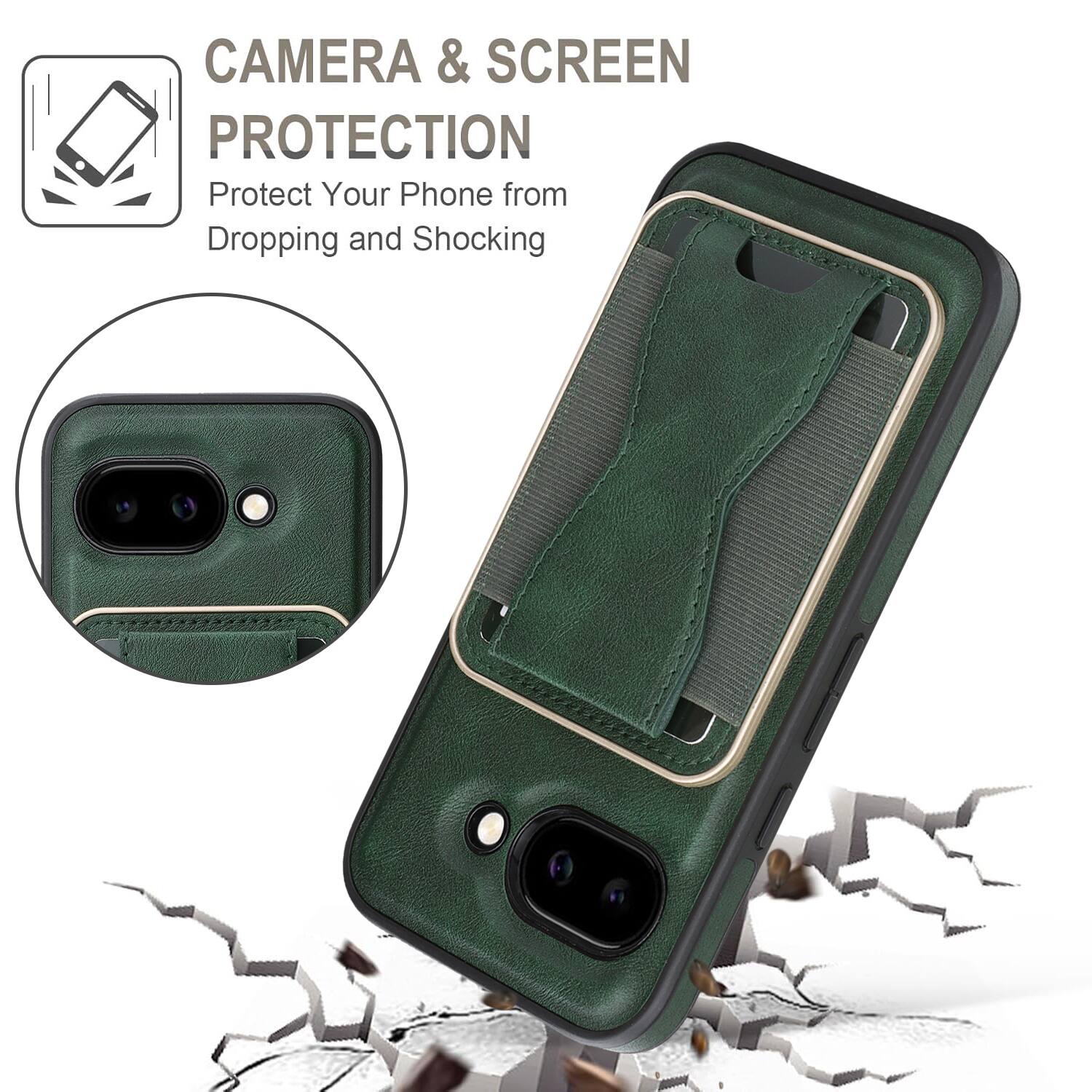 CAMERA & SCREEN PROTECTION  
Protect Your Phone from Dropping and Shocking