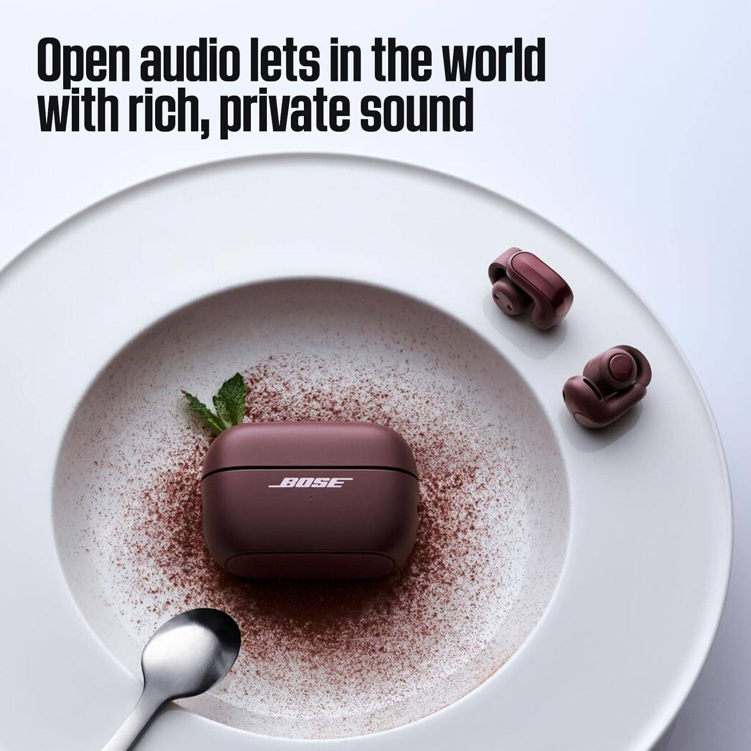 Open audio lets in the world with rich, private sound  
BOSE