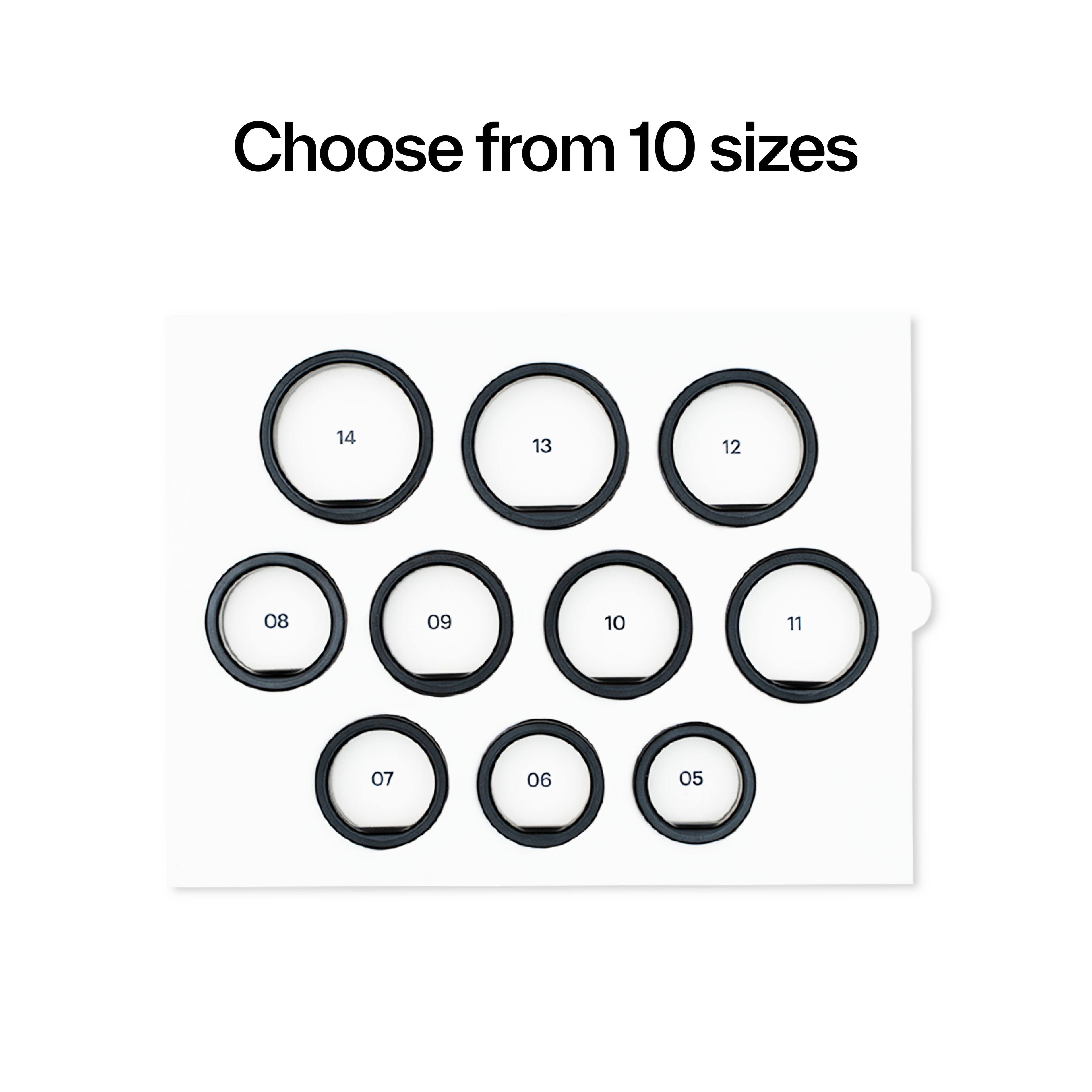 Choose from 10 sizes: 14, 13, 12, 11, 10, 09, 08, 07, 06, 05