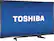 Angle. Toshiba - 55" Class (54.6" Diag.) - LED - 1080p - HDTV - Black.