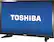 Left. Toshiba - 28" Class (27.5" Diag.) - LED - 720p - HDTV - Black.
