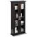 Angle. Walker Edison - Wood Media Storage Cabinet - Black.