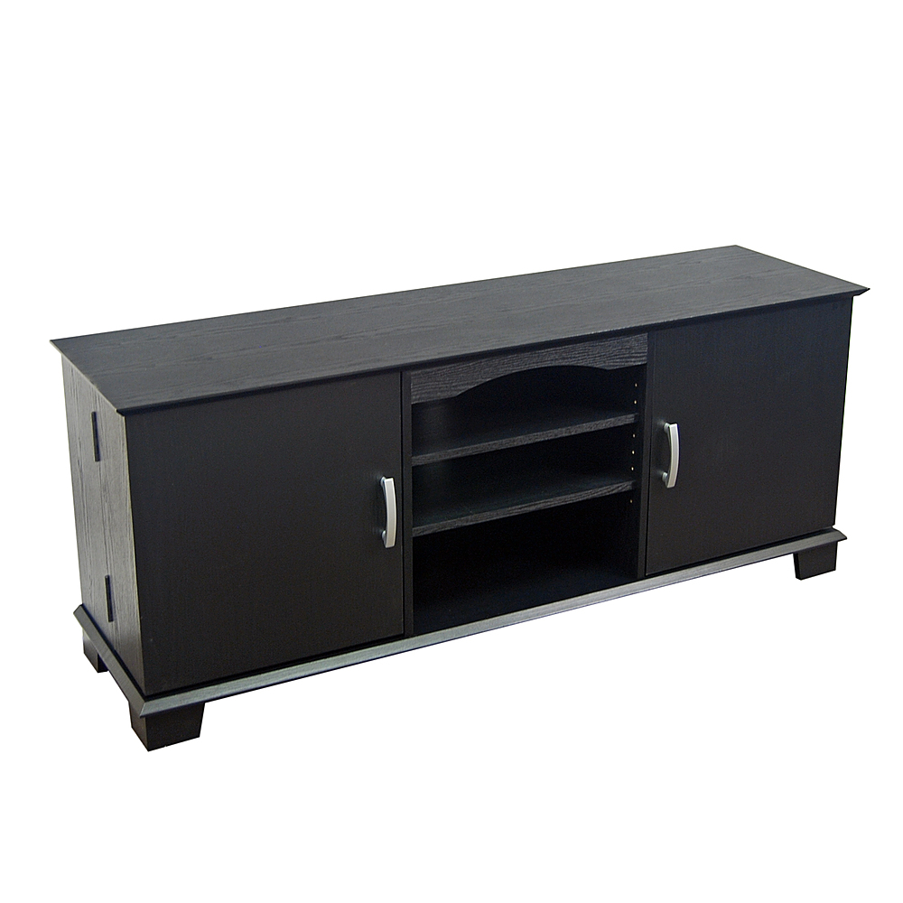 Angle View: Walker Edison - Transitional TV Console for Most TVs Up to 65" - Black
