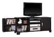 Walker Edison - TV Console for Flat-Screen TVs Up to 65" - Black - Larger Front