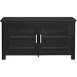 Walker Edison - TV Stand for Flat-Panel TVs Up to 52" Columbus 44 inch. Wood TV Stand in Black - Front Large
