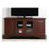 Front. Walker Edison - 52" DVD Media Storage TV Stand for Most Flat-Panel TV's up to 58" - Brown.